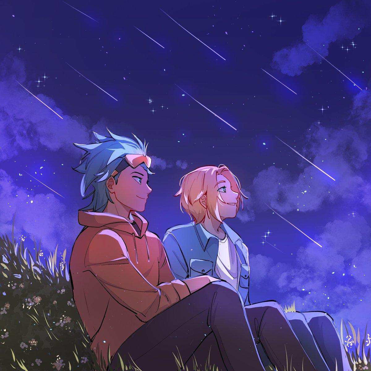 ✨ Make a wish ! ✨

I wonder what they would be thinking about, or what they might wish for ?

Had to get a commission of my Pokémon boys, my oc Adrian and Brawly !

Art by the amazingly talented @/Danismilek