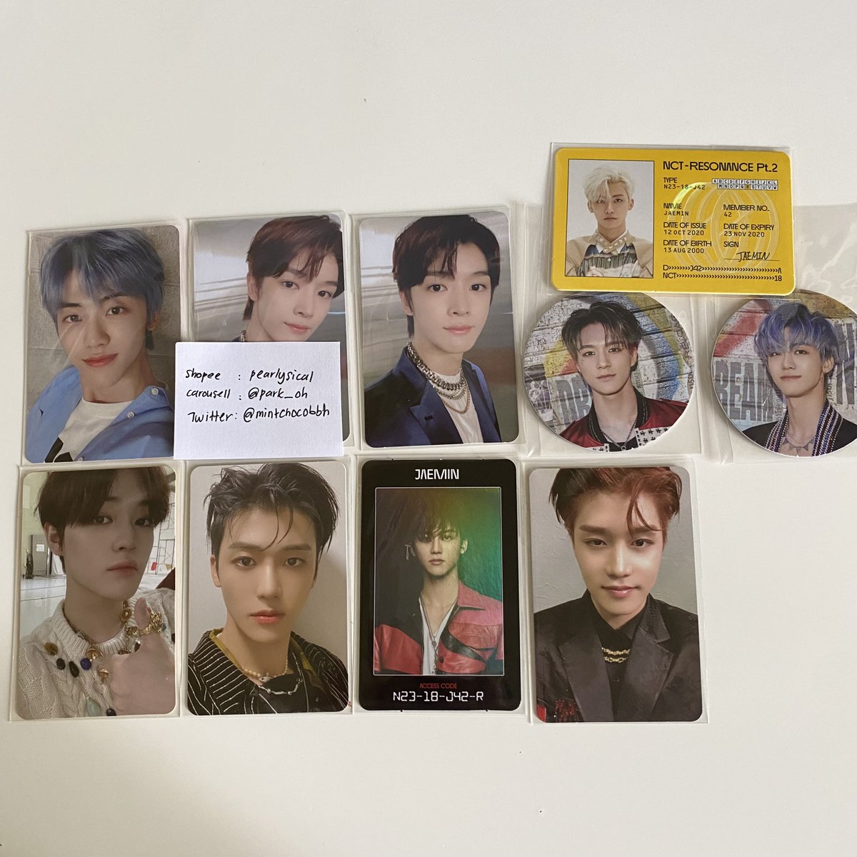 mintchocobbh's tweet photo. Please help retweet!
[WTS] [LFB] Want To Sell | MY Malaysia 🇲🇾

NCT Photocards 

Jaemin, Sungchan, Chenle, Jeno, Taeil

#nct #nctdream #���민 #제노 #wtsnct #pasarNCT #pasarnctmy #NCT #Jaemin #Jaehyun #Jeno https://t.co/vxsfubZomG