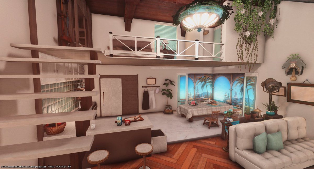 niekaori037's tweet photo. White summer beach house
Crystal | Malboro | S | Empyreum - Ward 27, Plot 49 

Video Walkthrough: https://t.co/sQxx0UXoRt

#FFXIVHousing 
#FF14Housing 
#FF14ハウジング 
#FFXIV https://t.co/47kA7kRLYC