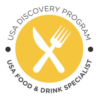 Vanecole's tweet photo. Conseguí la insignia Food &amp; Drink Specialist  #USAdiscovery #CovanMX #RelaxWeGotThis #SafetyTravel #ViveVuelaViaja #JustUSA #BrandUSA @CovanMX @BrandUSA https://t.co/KsLbXFQFYF