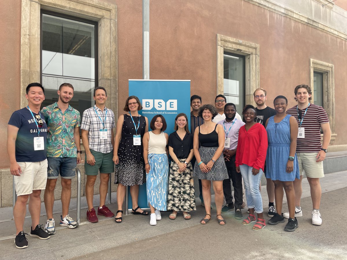 Abhishek Tripathy ଅଭିଷେକ ତ୍ରିପାଠୀ (@ateconoiima) on Twitter photo Great experience attending the Dev Econ Summer School at the <a href="/bse_barcelona/">Barcelona School of Economics</a>. Detailed lectures by <a href="/PJakiela/">Pamela Jakiela</a> and <a href="/OwenOzier/">Owen Ozier</a> with ample scope for branching discussions. And of course, all of this in the beautiful city of #Barcelona ! Couldn't have been better !! Great experience attending the Dev Econ Summer School at the <a href="/bse_barcelona/">Barcelona School of Economics</a>. Detailed lectures by <a href="/PJakiela/">Pamela Jakiela</a> and <a href="/OwenOzier/">Owen Ozier</a> with ample scope for branching discussions. And of course, all of this in the beautiful city of #Barcelona ! Couldn't have been better !!