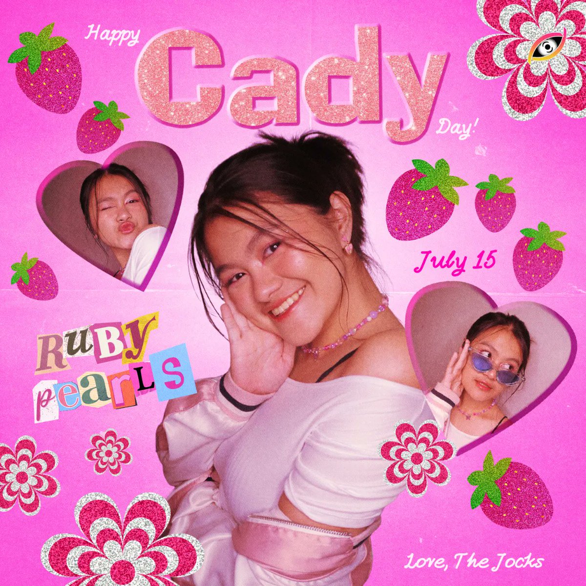 TheUPLBJocks's tweet photo. Face as sweet as candy 🍬 
Aura as feisty &amp; spicy 🌶️

Happy birthday to our outgoing Budget &amp; Finance Minister, Cady 🍓 .

We hope you continue to spread your humor and get the kisses you deserve; Here's one from us 💋 

Love, the Jocks🎙️ 

#HappyCadyDay 🍓 https://t.co/MYhbJm0wWx