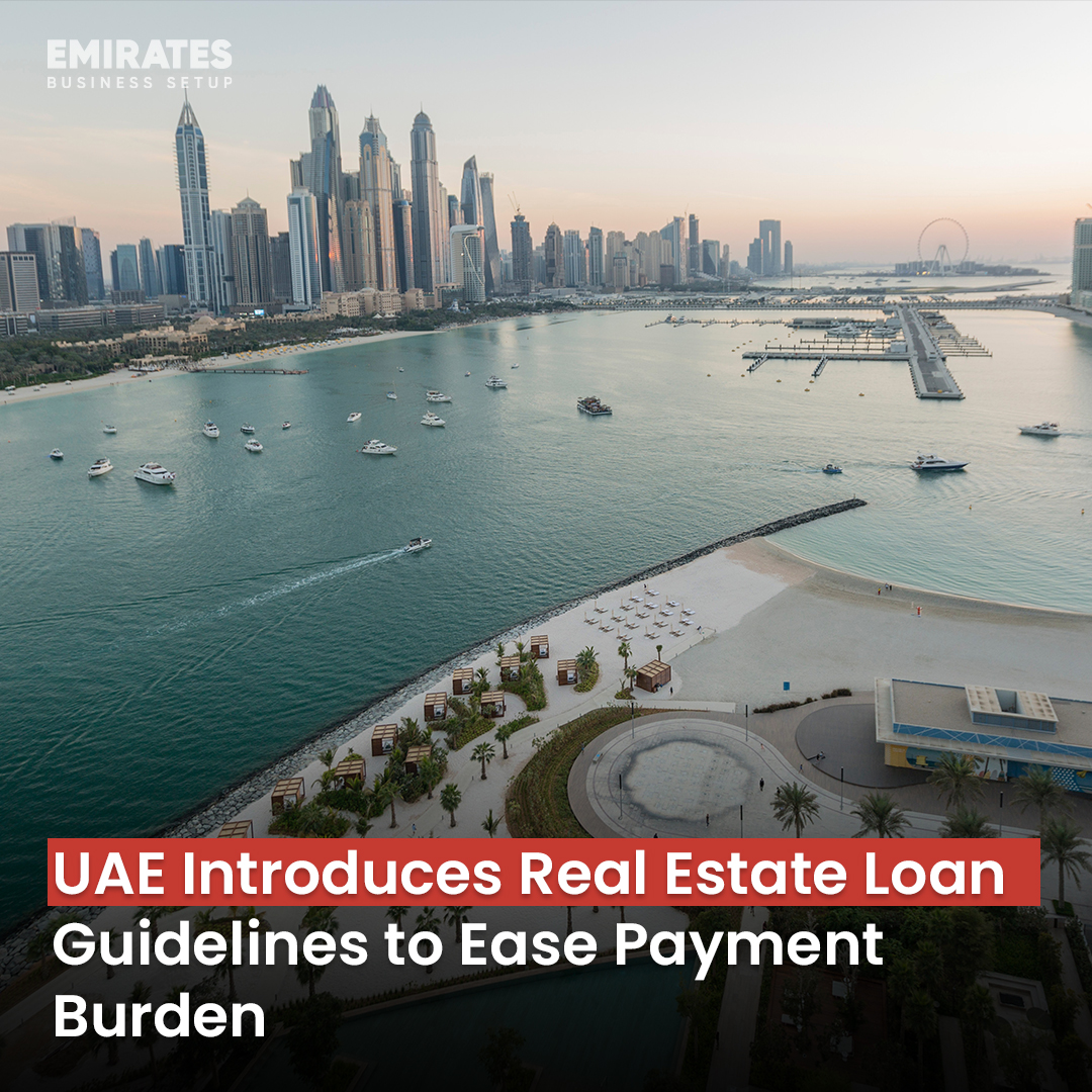 To alleviate the financial strain caused by rising interest rates, the Central Bank of the UAE has announced significant real estate loan guidelines. 

#UAE #Finance #RealEstateLoans #Payment #CentralBank #FinancialStability #EBS #Emiratesbusinessetup #Ebsnews #movetodubai