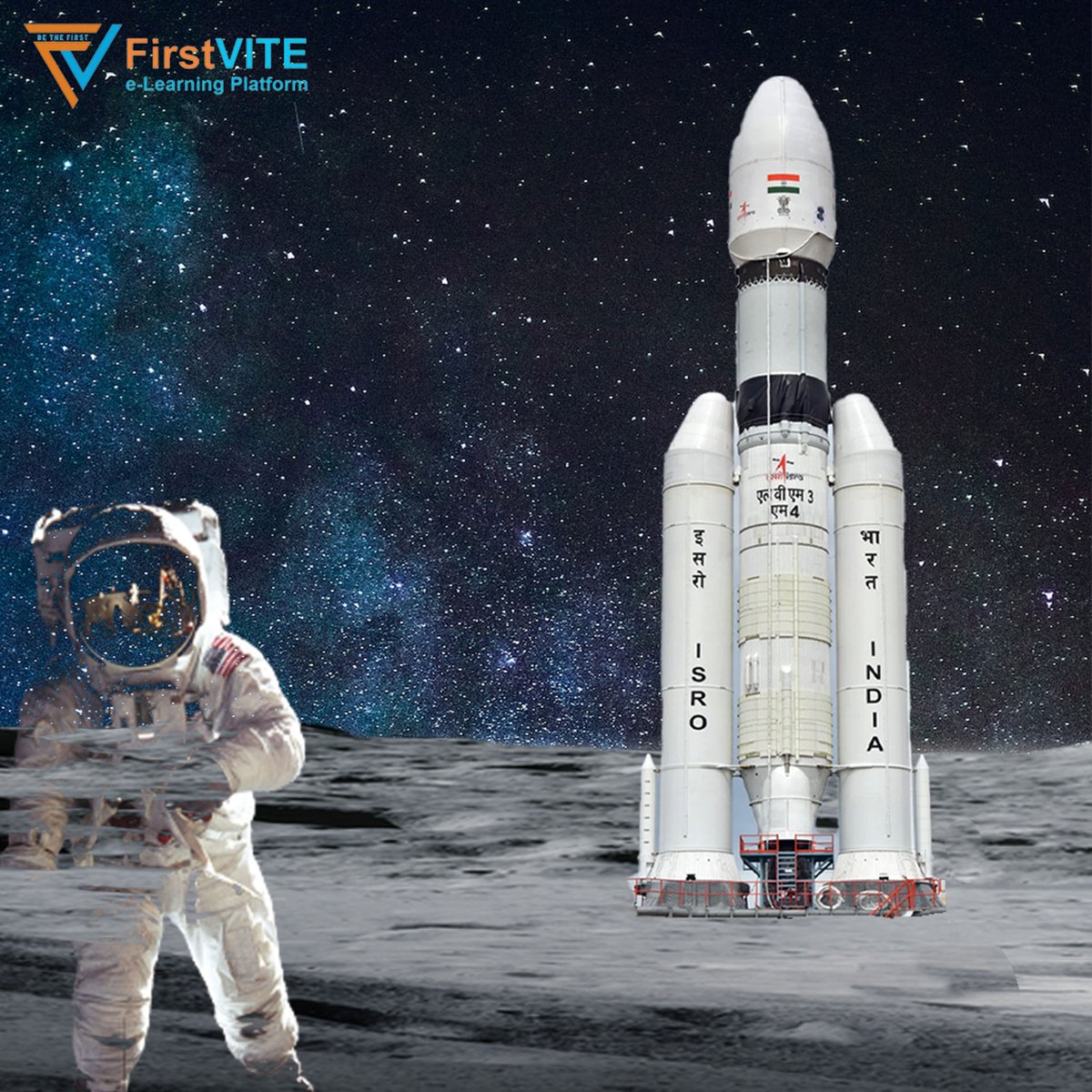 first_vite's tweet photo. As Chandrayaan 3 takes off, we're reminded of the remarkable journey that awaits us beyond Earth's boundaries. Just like India's pursuit of space exploration, #Firstvite is committed to launching dreams in the field of medicine.

Jai Hind

#Chandrayan3 #ISRO https://t.co/5mkrPRTvOx