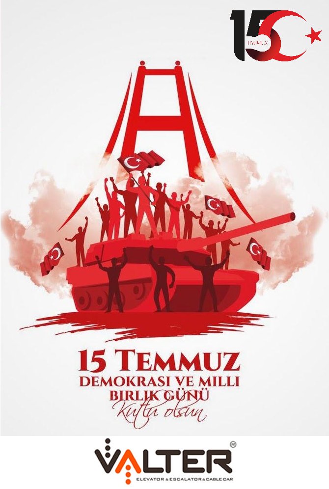 15 Temmuz Demokrasi ve Millî Birlik Günü'nde hain darbe girişimine geçit vermeyen şehitlerimizi rahmetle anıyor, gazilerimize şükranlarımızı sunuyoruz. 

#DemokrasiveMilliBirlikGünü kutlu olsun 🇹🇷