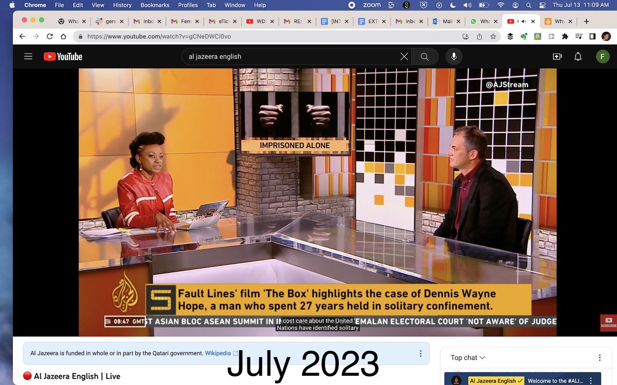 FemiOke's tweet photo. How it started:
My first live @AJStream broadcast in May 2013.

How it ended:
My final live @AJStream broadcast in July 2023.

Thanks to my colleagues, Stream guests and all the @AJEnglish viewers for the best decade of my career. 🙏🏾

Pictured with @mmbilal &amp; @YoungRJeremy https://t.co/IHBYBIc1aF