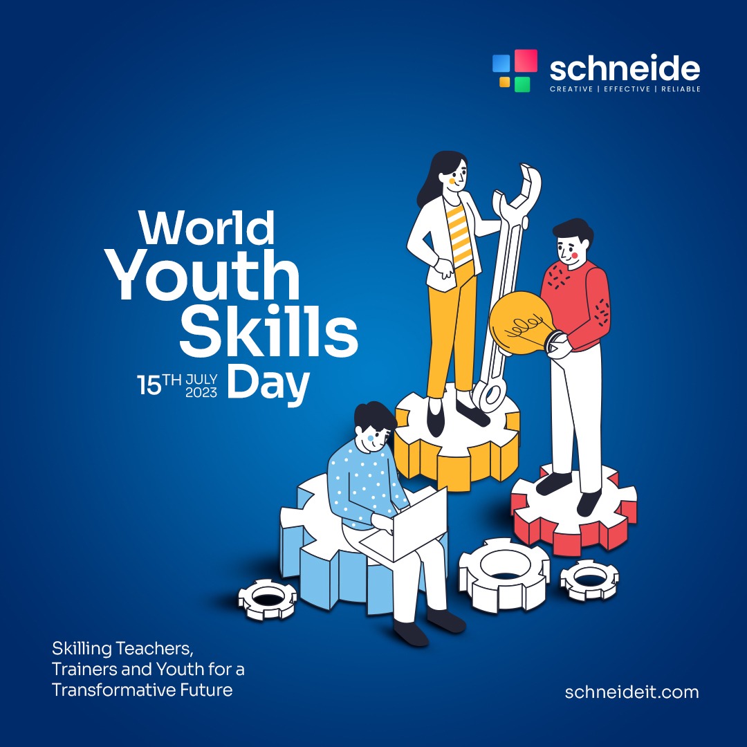schneideit's tweet photo. 🌍🌟 Happy World Youth Skills Day! 🌟🌍
Today, we celebrate the incredible potential and talent of our youth. 🎓✨ Let's empower them with the skills they need for a transformative future. 🌱💪
#YouthSkills #SkillsDevelopment #Empowerment #TransformativeFuture https://t.co/LmP9nSMFdm