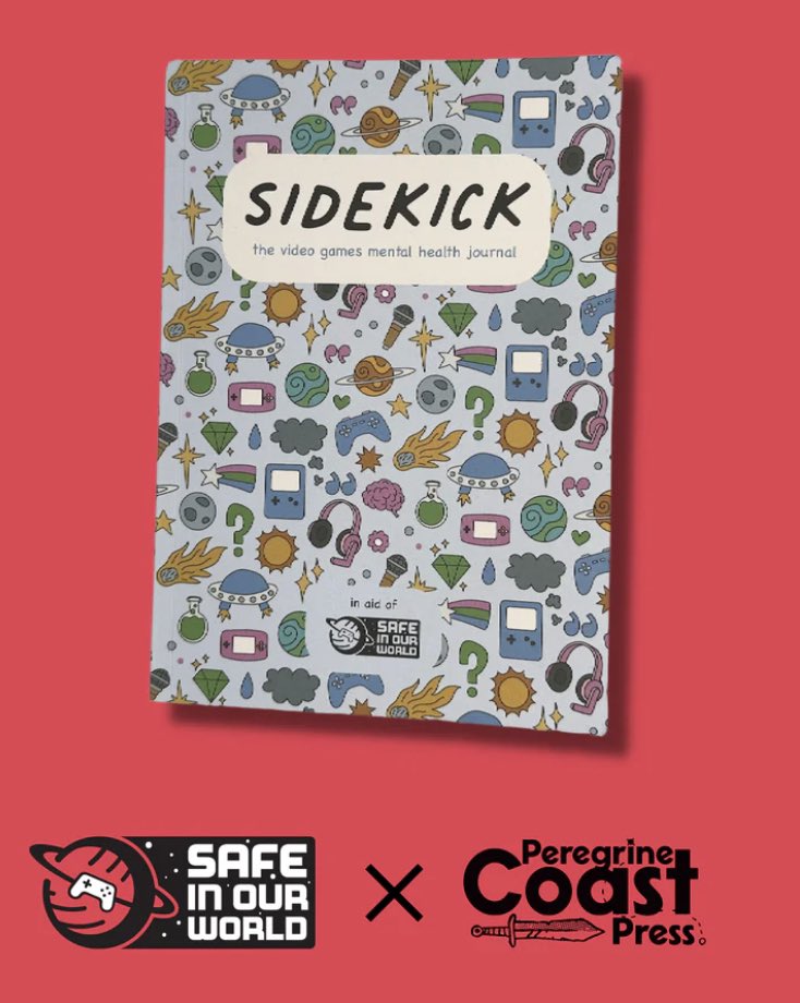 Our mental health x video games journal is available NOW! 

💙 the journal for people who struggle to journal 
☁️ games themed &amp; beautifully illustrated
📖 mix of prompted and free journaling
✨ proceeds to Safe In Our World 

Journal.safeinourworld.org