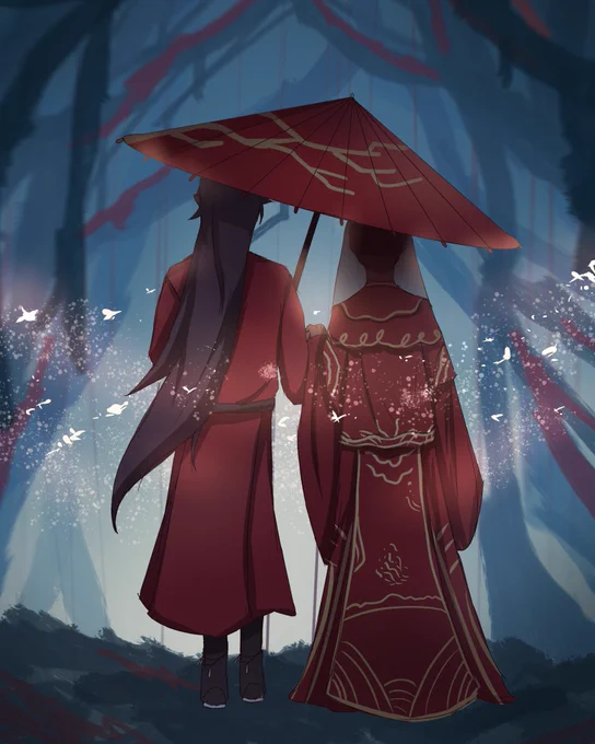 some favorite panels from the xie lian animatic!   #谢怜0715生日快乐