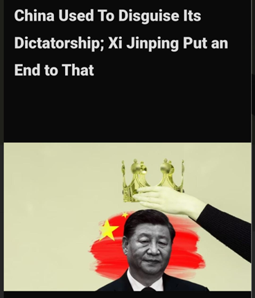 ChangJiao4's tweet photo. The brutality displayed by Xi Jinping is a blot on the principles of humanity and justice. His authoritarian rule fosters a climate of fear, repression and suffering, tarnishing China's image and its capacity for progress and compassion #DictatorXiJinping #XiHitler https://t.co/LvEScp8EFs