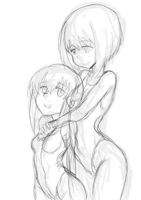 みりえロボの代わりにいつりんというのも思いついたけどカロリー高そうなのでこっちの構図で行こう(ギア描けないし) 