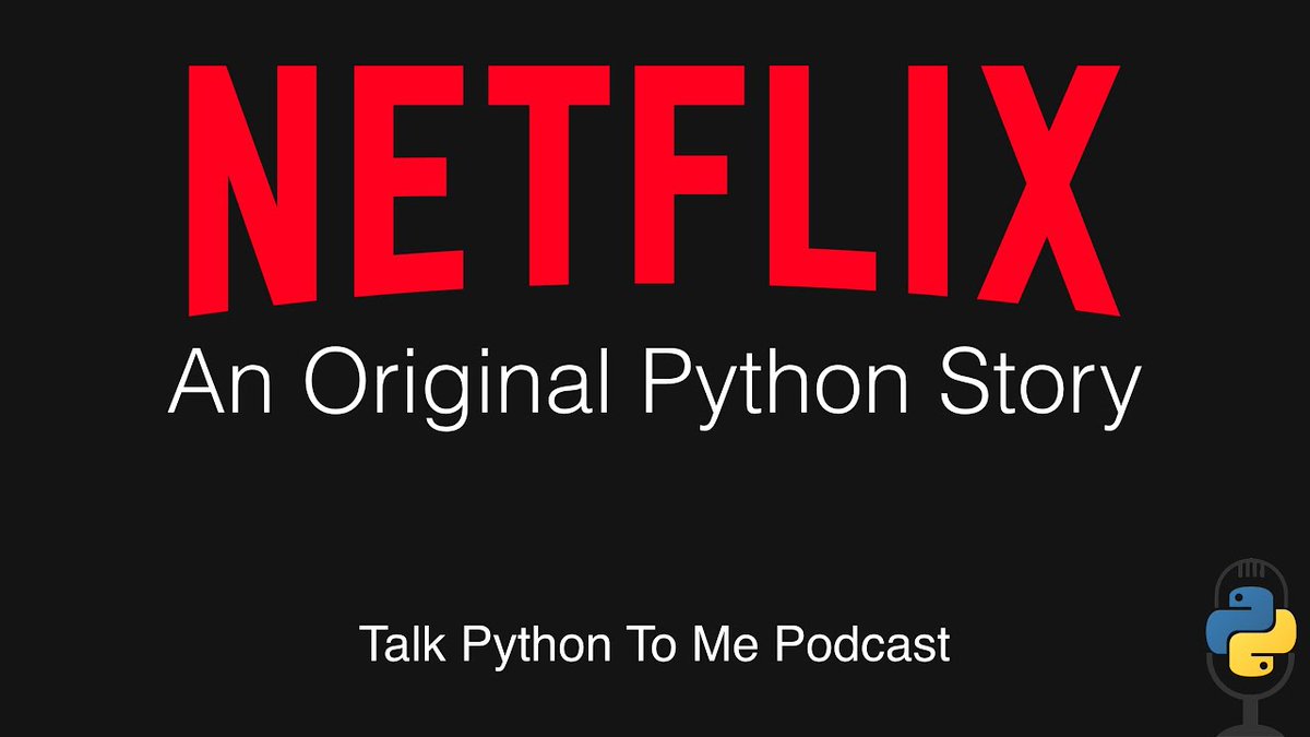 Fantastic episode of'Talk Python Podcast' on'Python at Netflix' featured two guests from Netflix's Python Infrastructure team, Amjith Ramanujam and Srinivasan Ramanujam 📺 youtube.com/watch?v=yPBslO… #ML #MachineLearning #ArtificialIntelligence #AI #MLOps #AIOps #DataOps