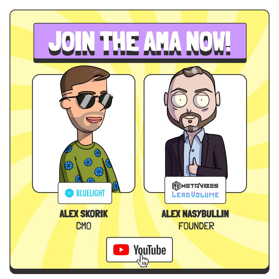 Metavibes (@metavibes_ai) on Twitter photo Interview of co-founder <a href="/alex_nasybullin/">Alex Nasybullin</a> here youtube.com/live/J1yeA9xWY…
#web3 #metaverse #games #AI #nft #VR Interview of co-founder <a href="/alex_nasybullin/">Alex Nasybullin</a> here youtube.com/live/J1yeA9xWY…
#web3 #metaverse #games #AI #nft #VR