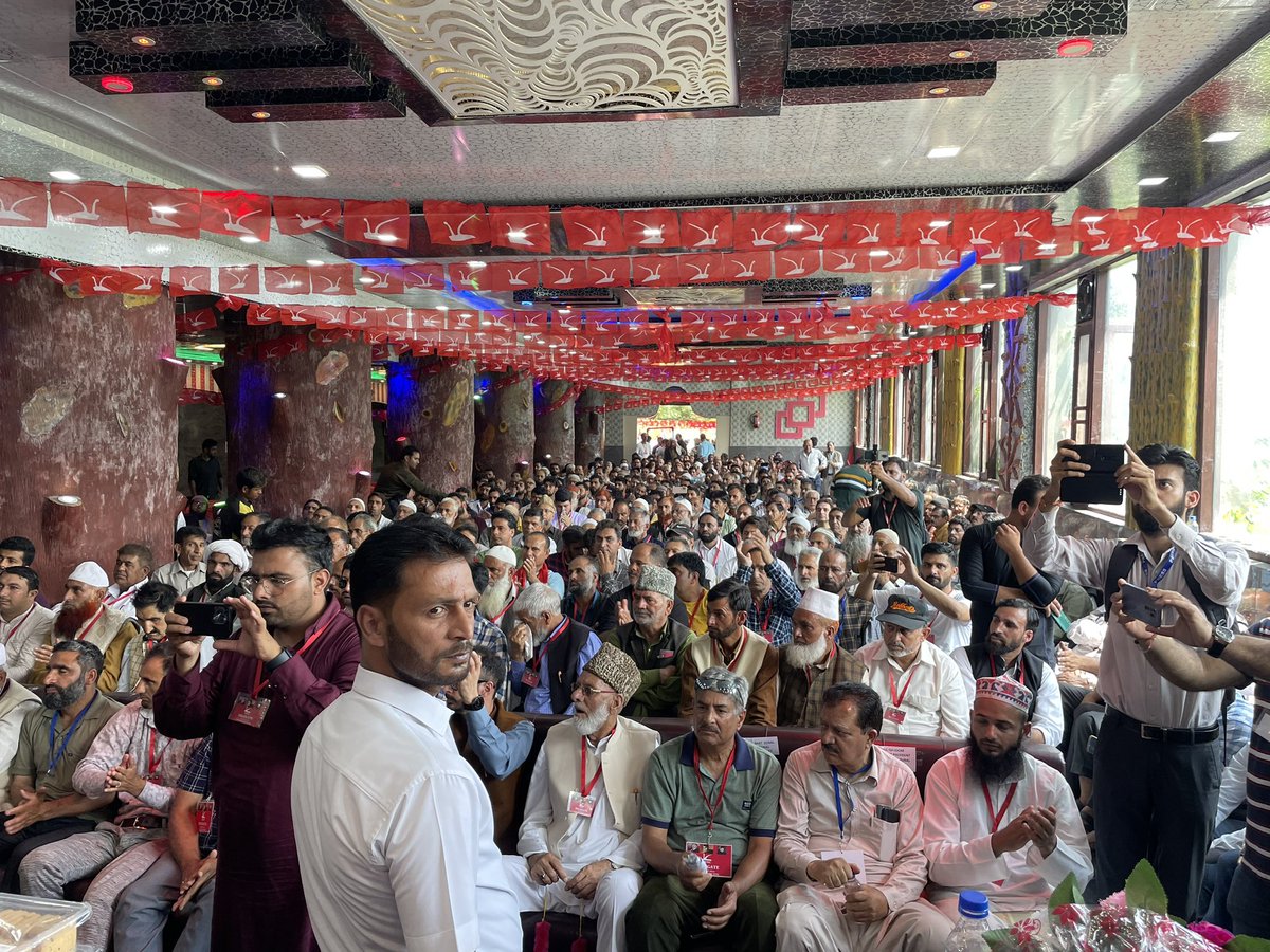 ajazjan's tweet photo. One Day @JKNC_ DELEGATE Session #2023 CHENAB VALLEY ZONE Chief Guest Jb @OmarAbdullah sb https://t.co/0NP8iOEaqZ