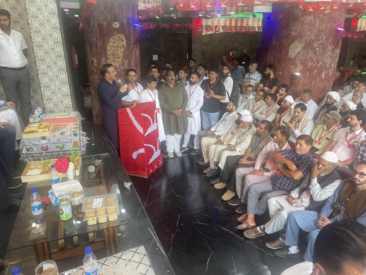 ajazjan's tweet photo. One Day @JKNC_ DELEGATE Session #2023 CHENAB VALLEY ZONE Chief Guest Jb @OmarAbdullah sb https://t.co/0NP8iOEaqZ