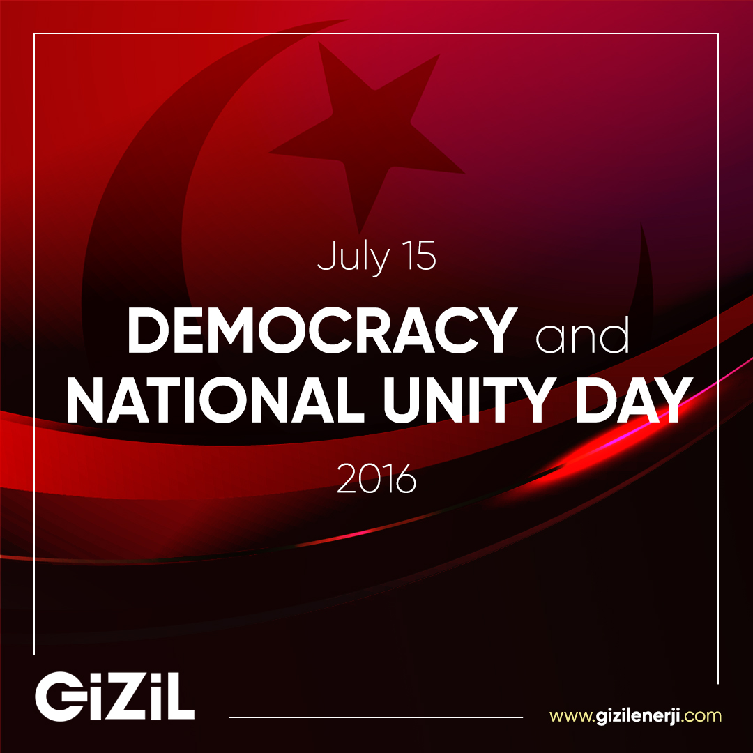 July 15, 2016, is the day on which we commemorate with gratitude our martyrs and veterans who sacrificed their lives for our homeland.

Happy July 15th, Democracy and National Unity Day!

#Gizil #15July #DemocracyandNationalUnityDay https://t.co/SxNoxgS0CK