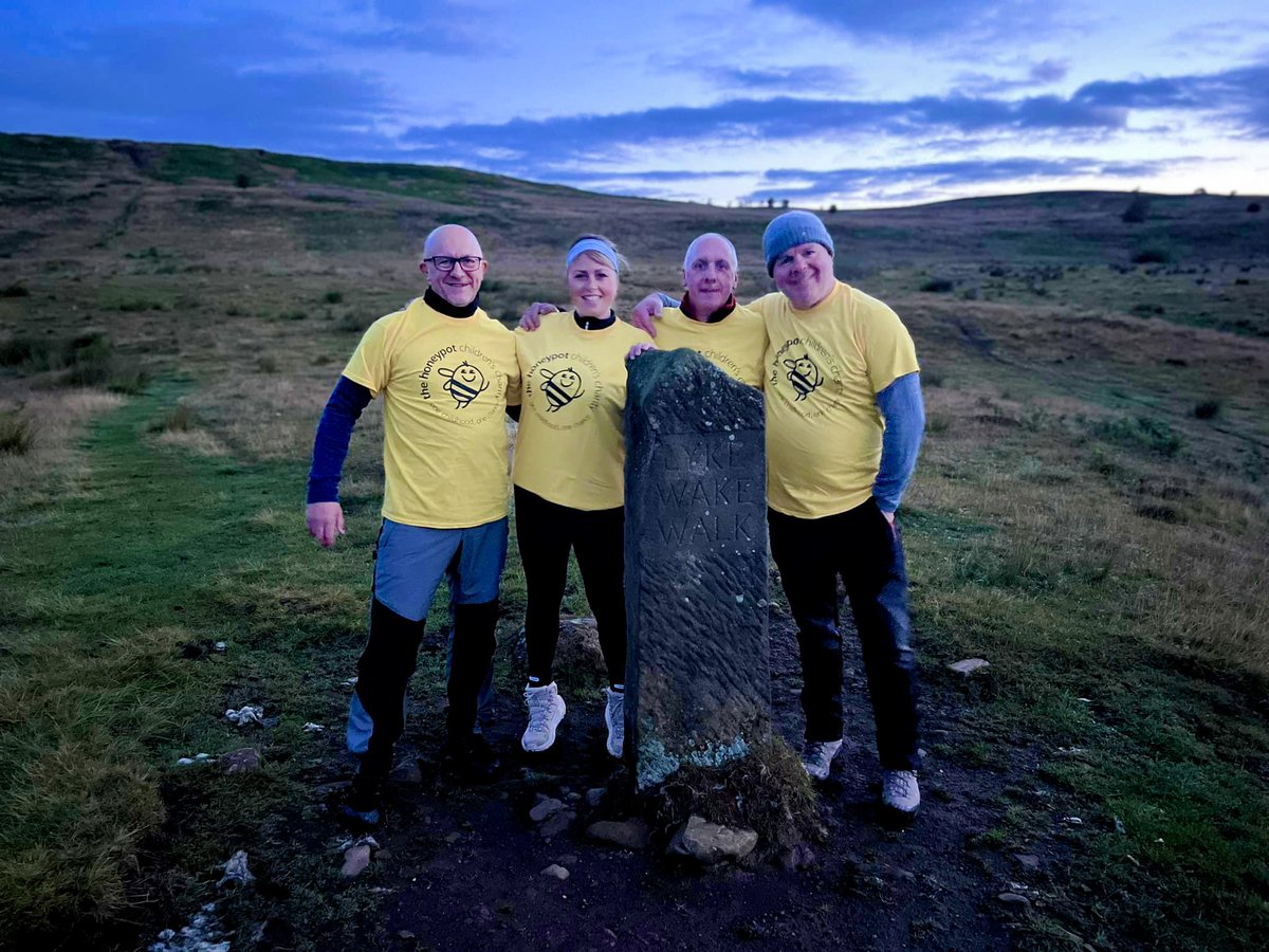 Our intrepid team set off this morning on an epic 42 mile fundraising walk across the North Yorkshire Moors to raise funds for @Honeypotcharity Please support their fantastic efforts by donating here > honeypotchildrens.enthuse.com/pf/saif-presid…