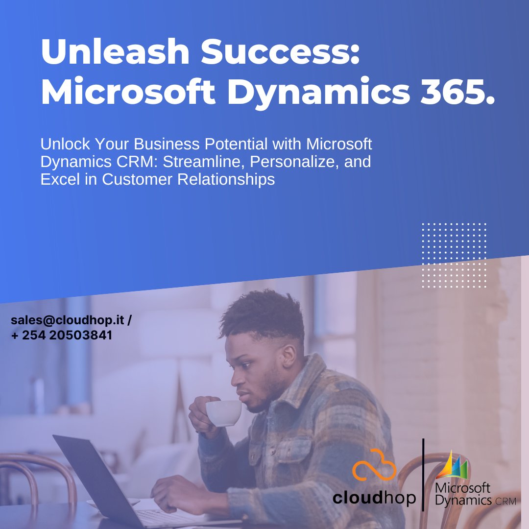cloudhopit's tweet image. Unleash Business Success with #microsoftdynamicscrm ! 💥💼 Maximize customer relationships through seamless integration, skyrocketed productivity, and boundless growth opportunities. Elevate your business game now! #crm #businesssolutions #digitaltransformation