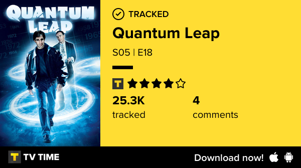 I've just watched episode S05 | E18 of Quantum Leap! #quantumleap  tvtime.com/r/2TeVQ #tvtime