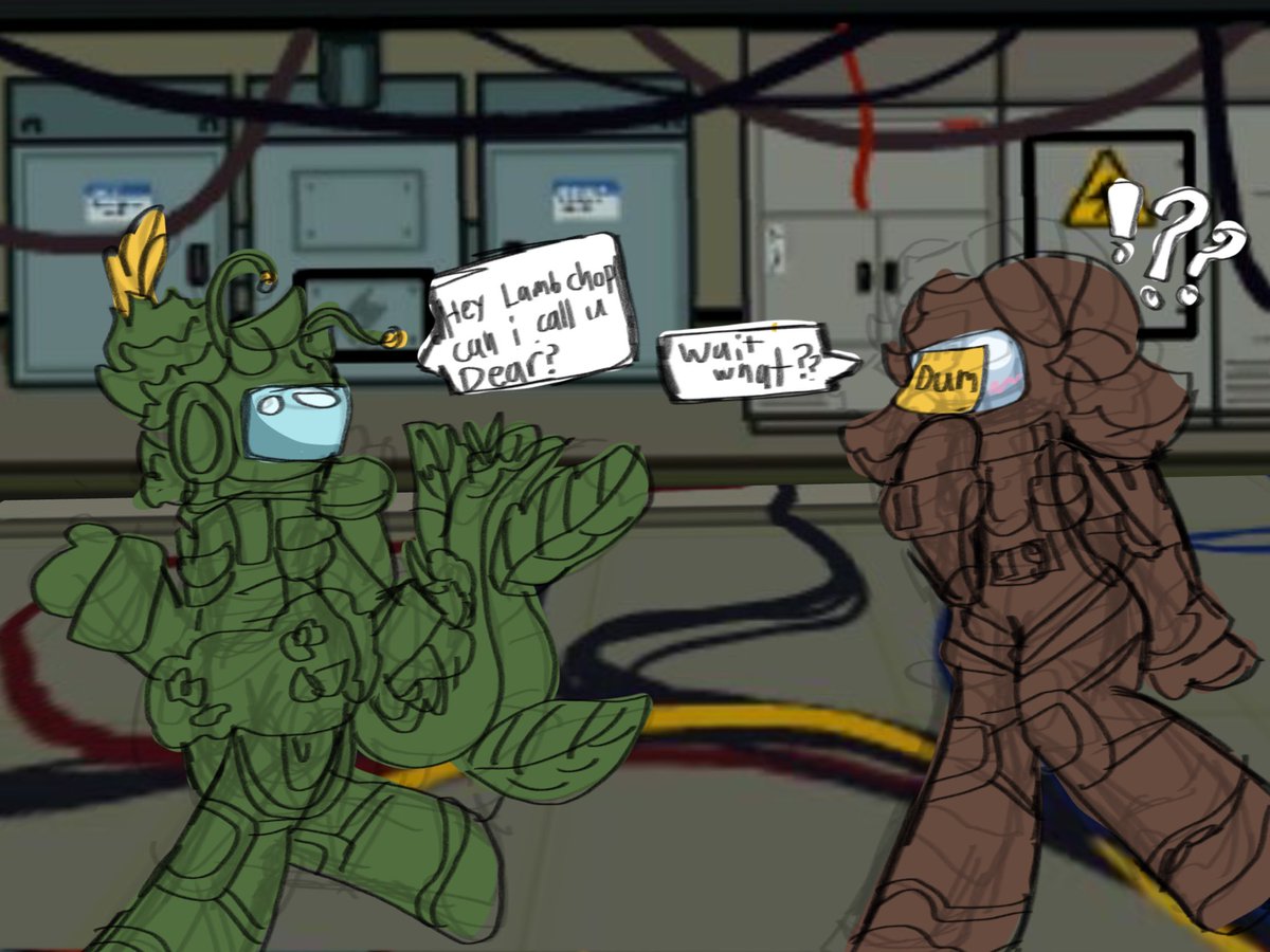 VexIsHigh420's tweet photo. Lil art dump of art of Ghillie and lamb Chop https://t.co/PiVXg4Wj3q