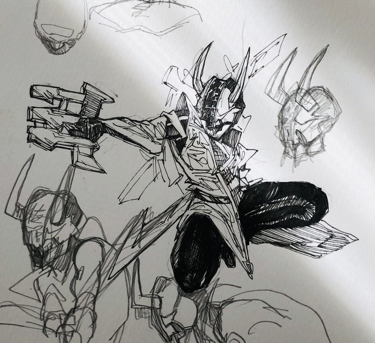 前らくがきしたネームズアームズの佐藤