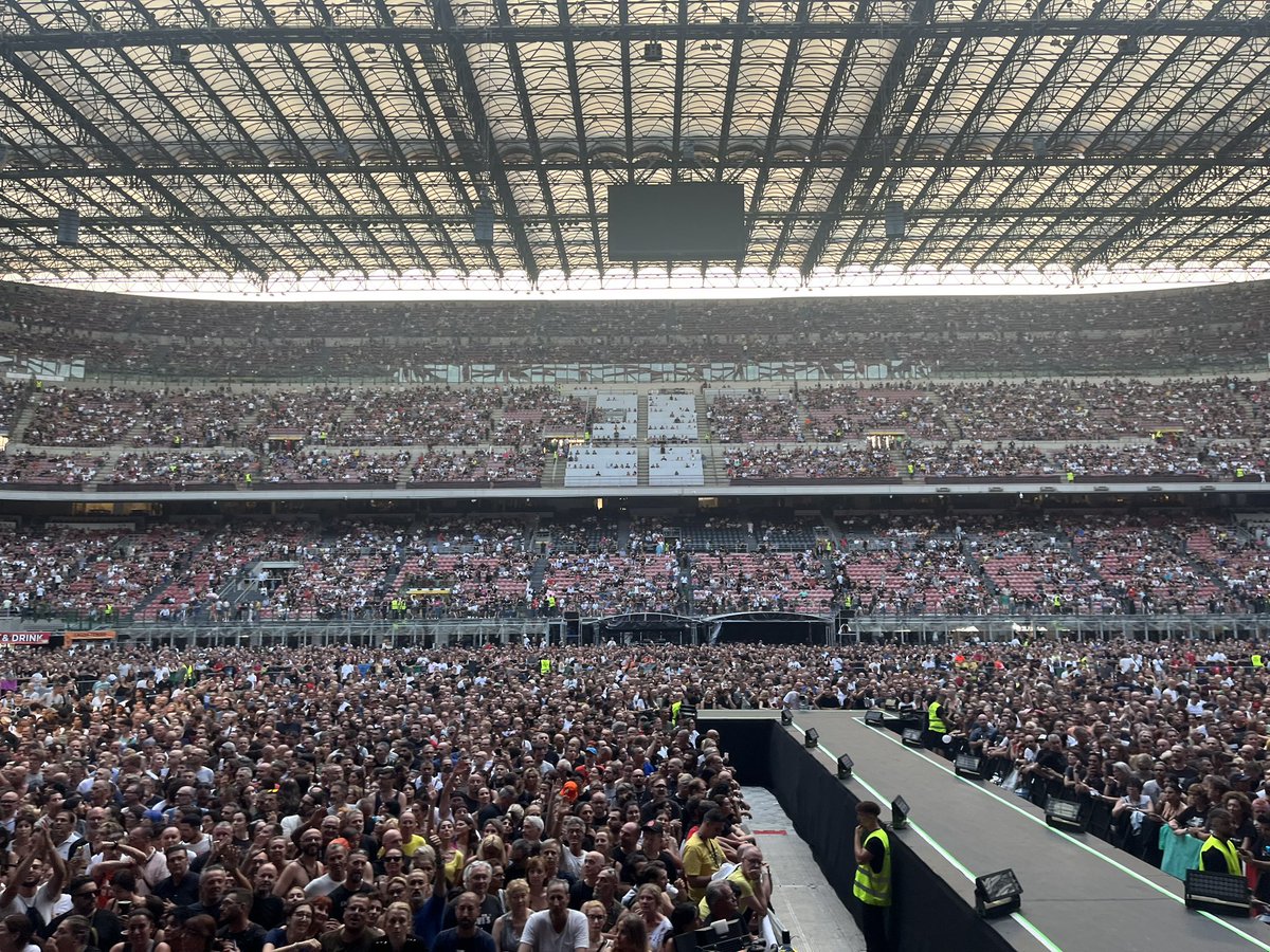 Thank you @depechemode - we loved playing to your beautiful fans in Milano San Siro.