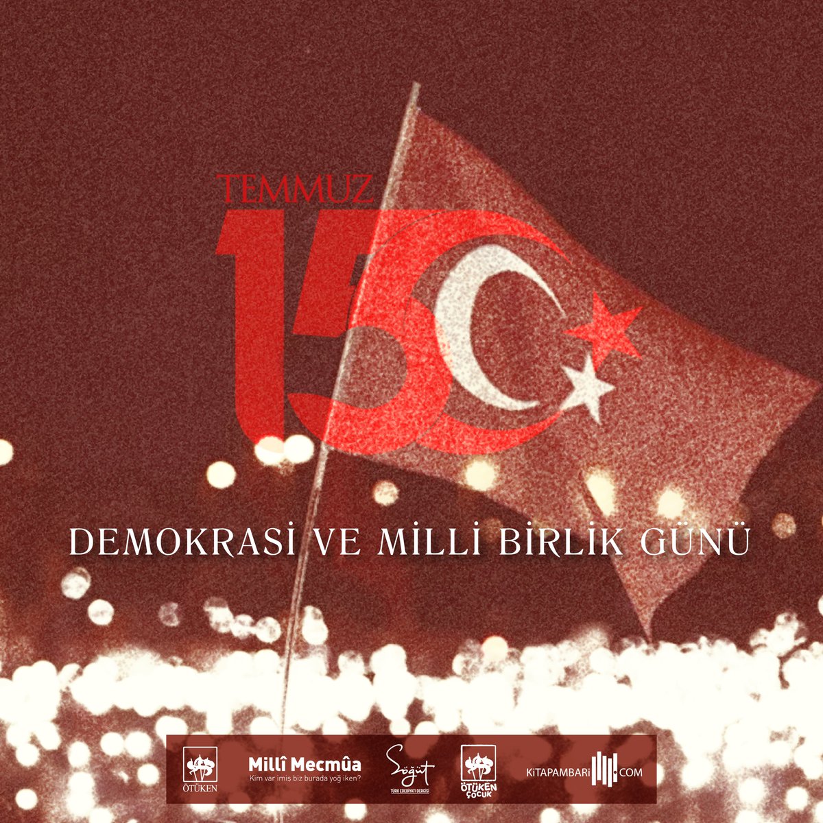 15 Temmuz Demokrasi ve Millî Birlik Günü 

"Kahramanlar can verir
  Yurdu yaşatmak için..."

Demokrasi ve vatan uğruna canlarını feda eden aziz şehitlerimizi rahmetle anıyor, kahraman gazilerimize şükranlarımızı sunuyoruz.

#15Temmuz