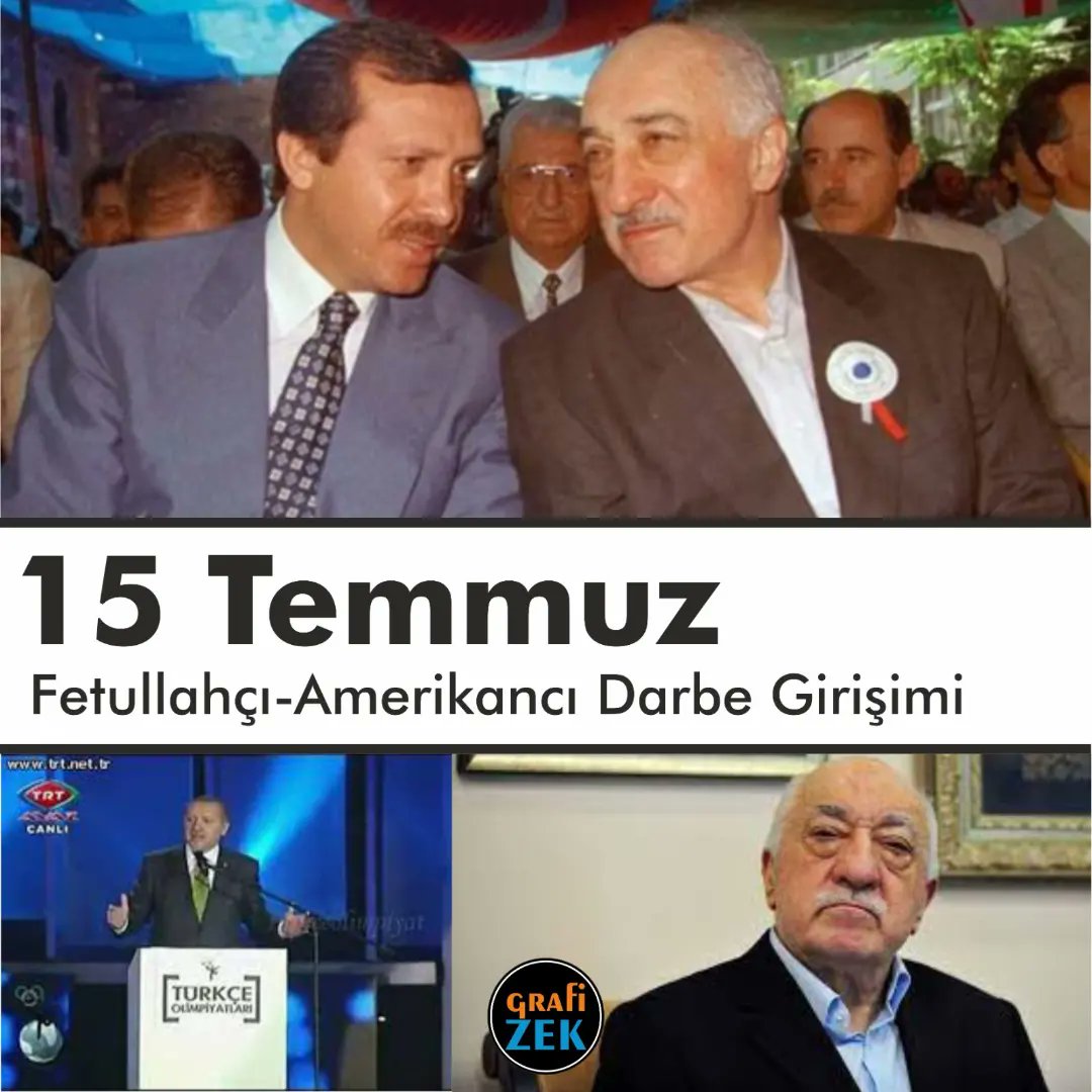 15 Temmuz; Fetullahçı, Amerikancı darbe girişimidir.

#15Temmuz #15Temmuz2016