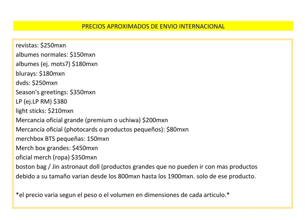 [Orden] 
Ateez lightstick $1100 + ems 
Jin photofolio $800 +ems

#btsjin #ateez #ateezmexico #btsmexico
