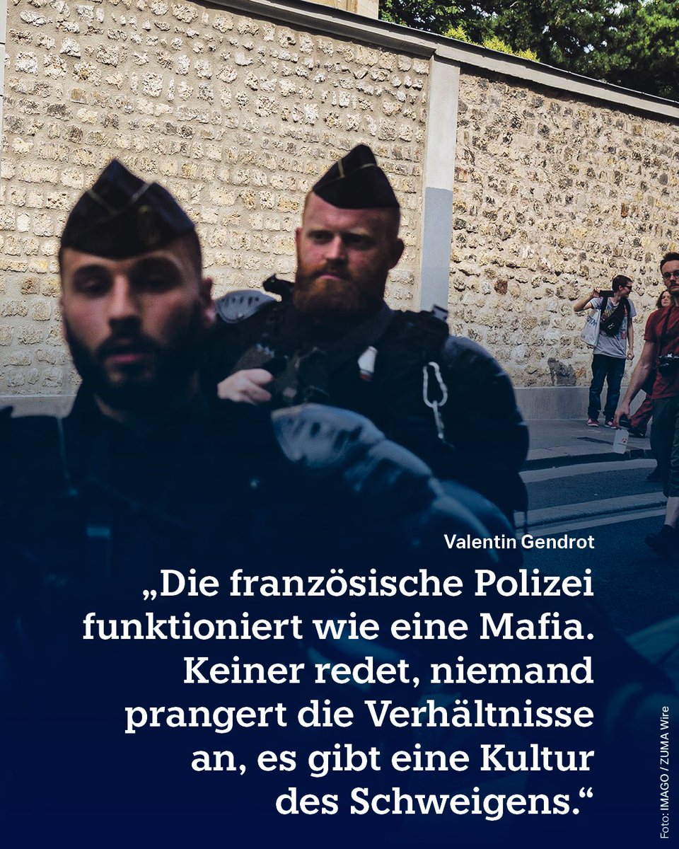 Der Journalist Valentin Gendrot war monatelang undercover bei der französischen Polizei. Dort erlebte er gewalttätige Kollegen und eine Kultur des Schweigens. taz.de/!5944686/