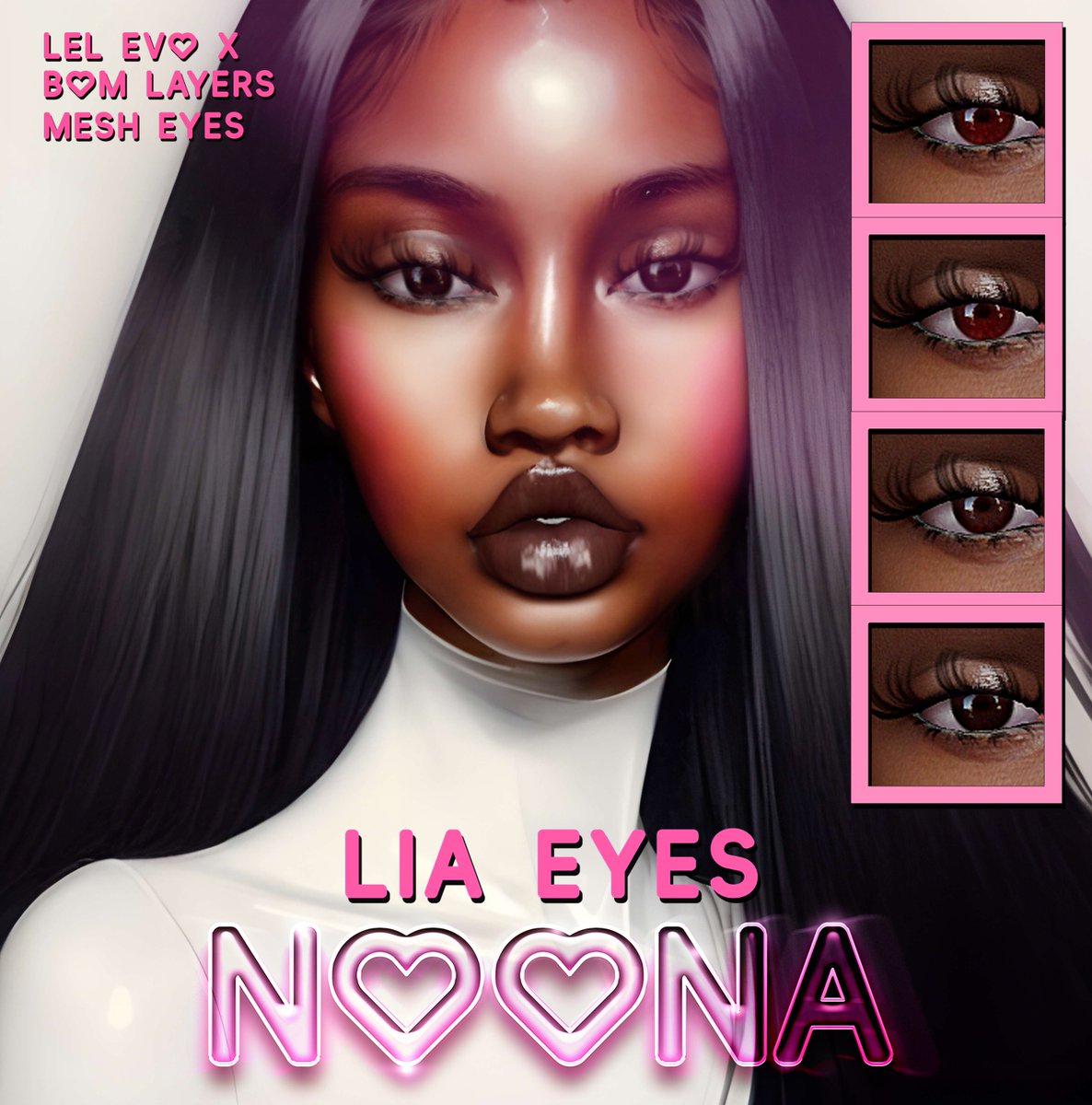 Noona_sl's tweet photo. JADA SKIN - JADA LIPSTICK AND LIA EYES @ POWER EVENT 7/16/2023 More info : https://t.co/YvU1lWKeLE  #SecondLife #thepowereventsl #ebonygirls #ebonyskin #ebonypyt #secondlifefashion #secondlifeshopping #secondlifeskin #secondlifeeyes https://t.co/SFB18vpCnE