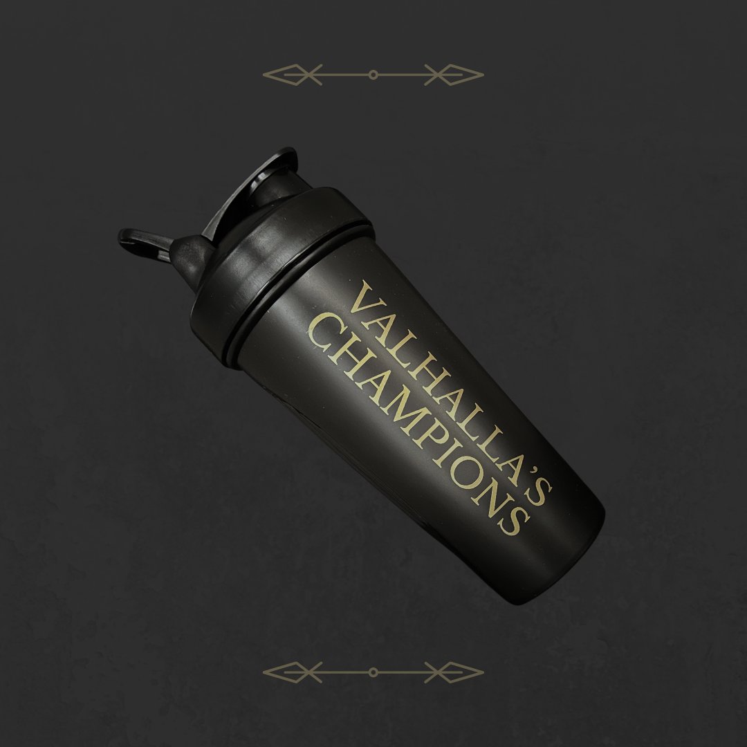 ValhallaChamps's tweet photo. Behold the mighty Shaker by Valhalla's Champions 💥
Available Now, link in bio! Are you worthy #Champions?
#gym #fitness #workout #fit #motivation #training #muscle #fitfam #health #sport #healthy #exercise #strong #instafit #fitspo #preworkout #gymrat https://t.co/83RdmEMQnk