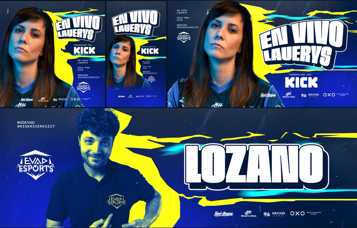 Propuesta gráfica 2023 
No habia podido subir en su momento la línea gráfica
que trabaja con ustedes, pero estoy de regreso y realice algo especial, saludos a todos.

<a href="/EsportsEVAD/">EVAD Esports</a> 
Proyecto completo! → behance.net/gallery/175364…