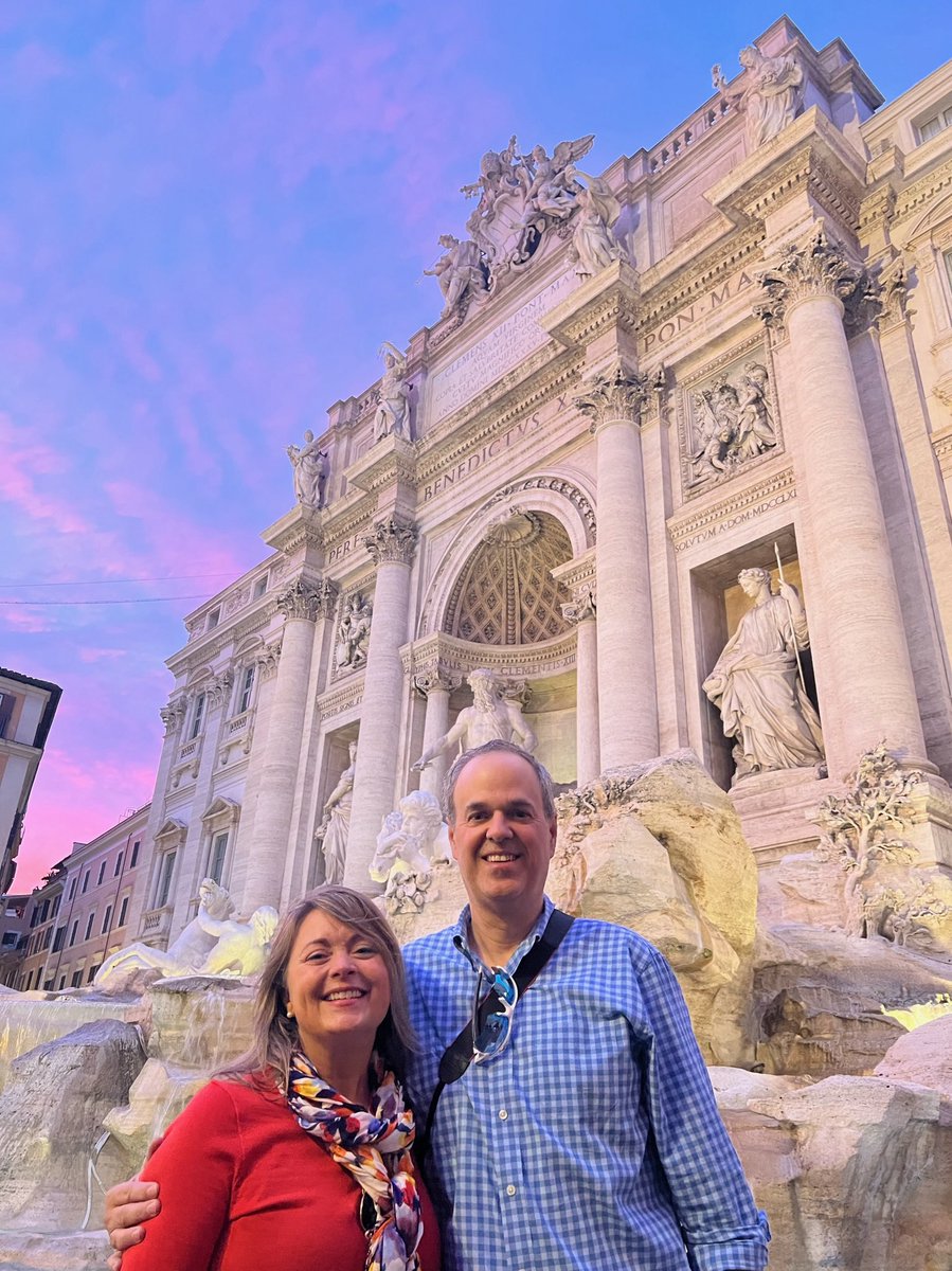 That sky #TreviFountain