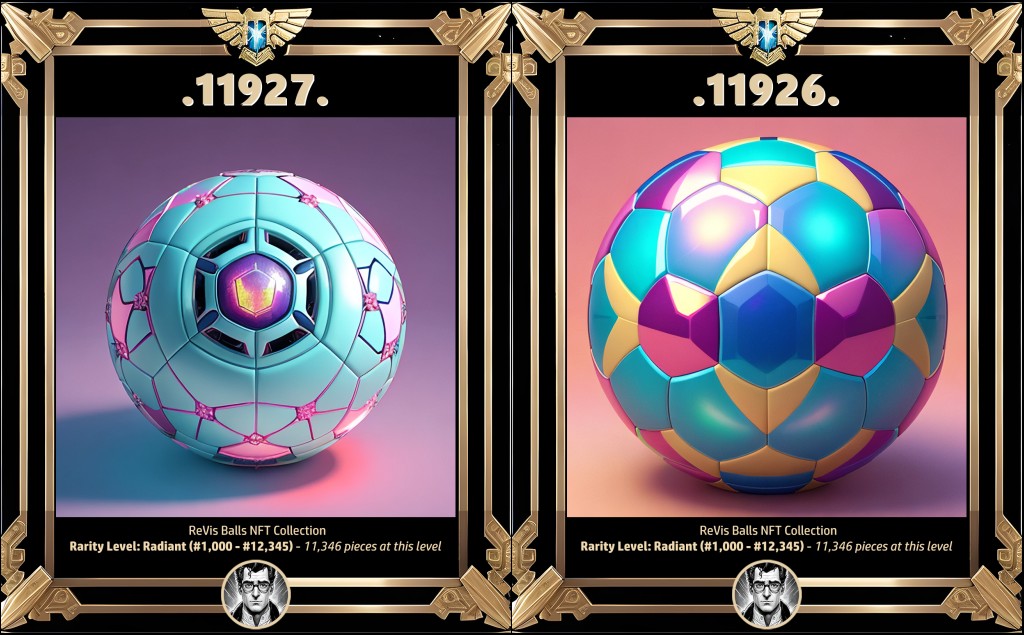 11927 &amp; 11926 of ReVis Balls NFT #revisballs at #rarible
Collection Homepage rarible.com/revisballs

Direct NFT Links :
11927 : rarible.com/token/0xfa4023…
11926 : rarible.com/token/0xfa4023…

#NFT, #NFTs, #NFTCommunity, #NFTdrop, #nftcollector, #NFTCommuntiy, #NFTAlerts, #nftcollector,