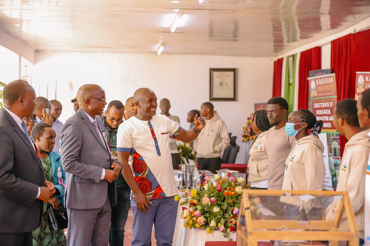 KabarakUniv's tweet photo. Impressed and Inspired!🌱
Nakuru Deputy Governor @HonDavidKones visits our tent at the 2023 Nakuru Agricultural Showground and is blown away by @KabarakUniv's innovative prowess. 
#InnovationInAgriculture #KabarakUniversity #NakuruShowground" https://t.co/K1PxPyWS9C