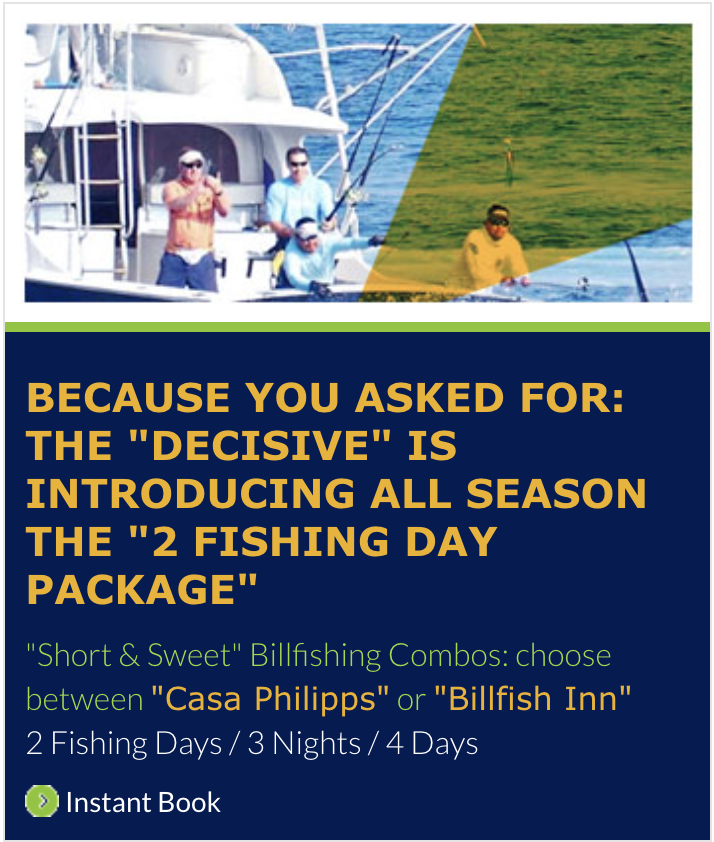 mailchi.mp/guatbilladv.co…
If you are looking for the most dialed-in of operations, providing the best in billfishing, you have found it! 
We put together anglers on an angling trip of a lifetime.
.
#GuatemalanBillfishingAdventures #guatemalafishing #fish #thedecisive #sportfishing