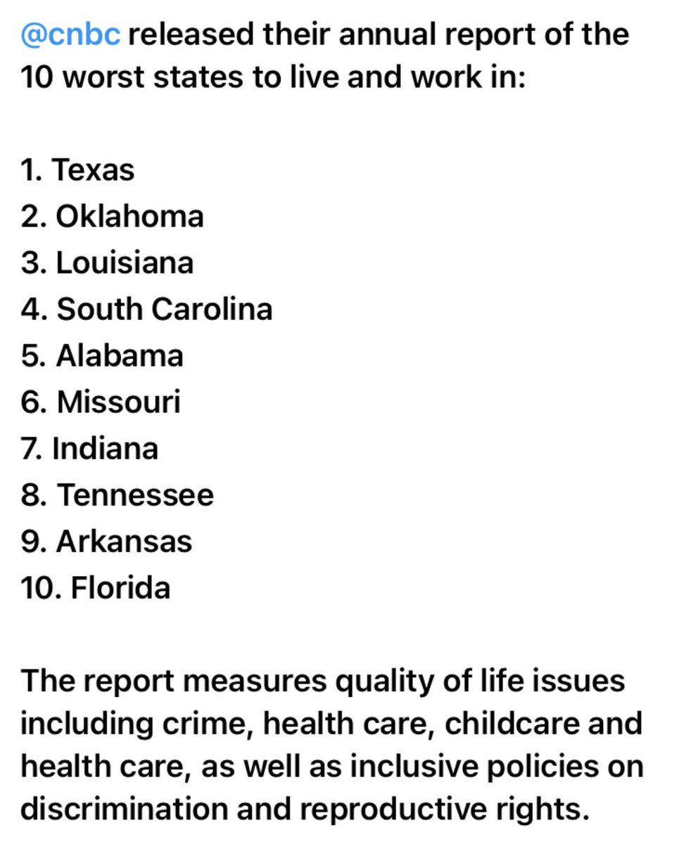 What do all these states have in common…they are all RED states