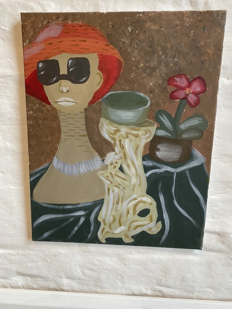 HayDayCliche's tweet photo. Mels art at her college gallery 😊 https://t.co/J6BBwidMqK