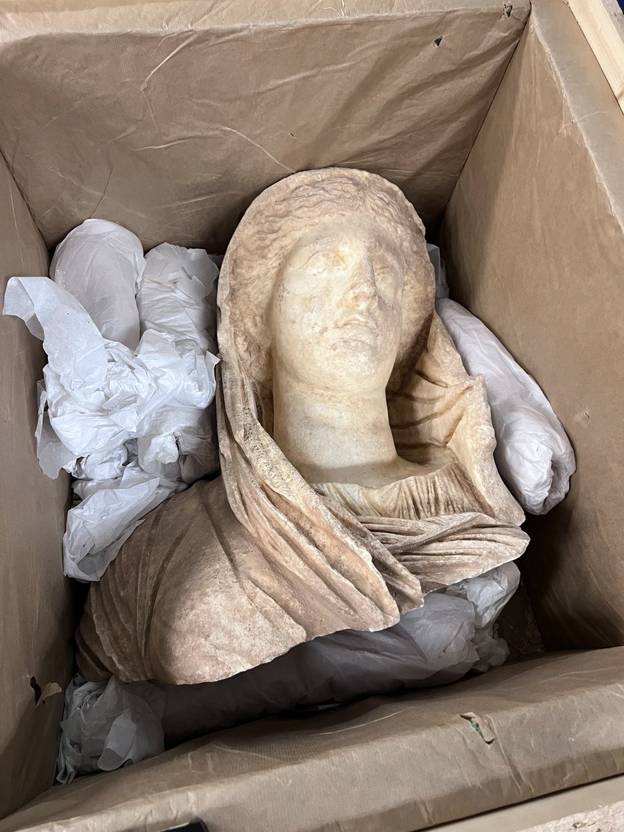 LibyainUSA's tweet photo. The returned antiquities remind us of Libya’s rich history, and that by working closely with our international partners, Libya is able not only to preserve its antiquities, but also repatriate what’s  stolen. https://t.co/RxM1mKlNYE