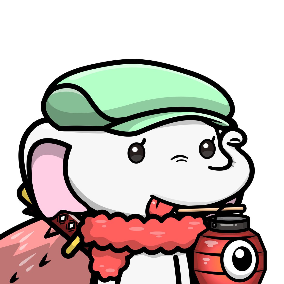 かわいいジャンボ君🐘ありがとうございました💜
#OKCAT
 <a href="/OkCat_NFT/">OkCat NFT</a>