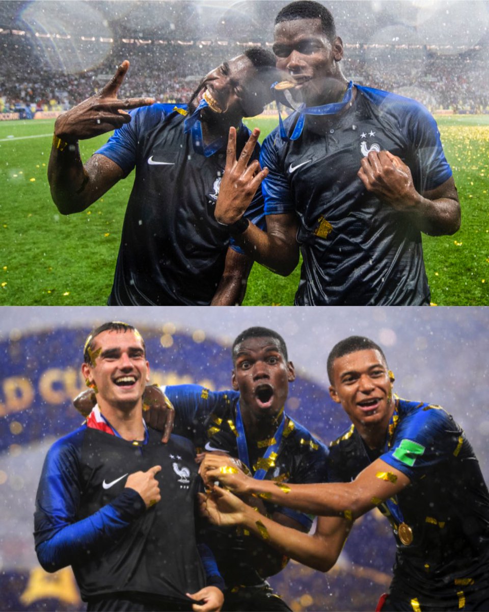 equipedefrance's tweet photo. ✌️ 15 juillet 2018 ⭐️⭐️

#FiersdetreBleus https://t.co/eBE4VM4ihe