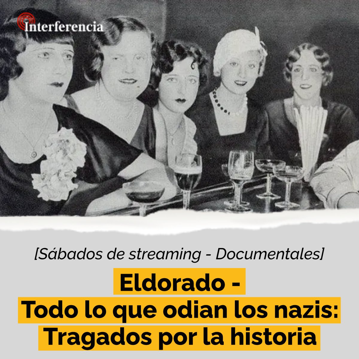 El club queer más reputado del Berlín de entreguerras fue un crisol de personajes fascinantes que se dispersaron a la sombra de las esvásticas. Este documental sigue a algunos de ellos y a la vez pone a nuestra época ante un espejo bastante oscuro. tinyurl.com/2g9awfwo