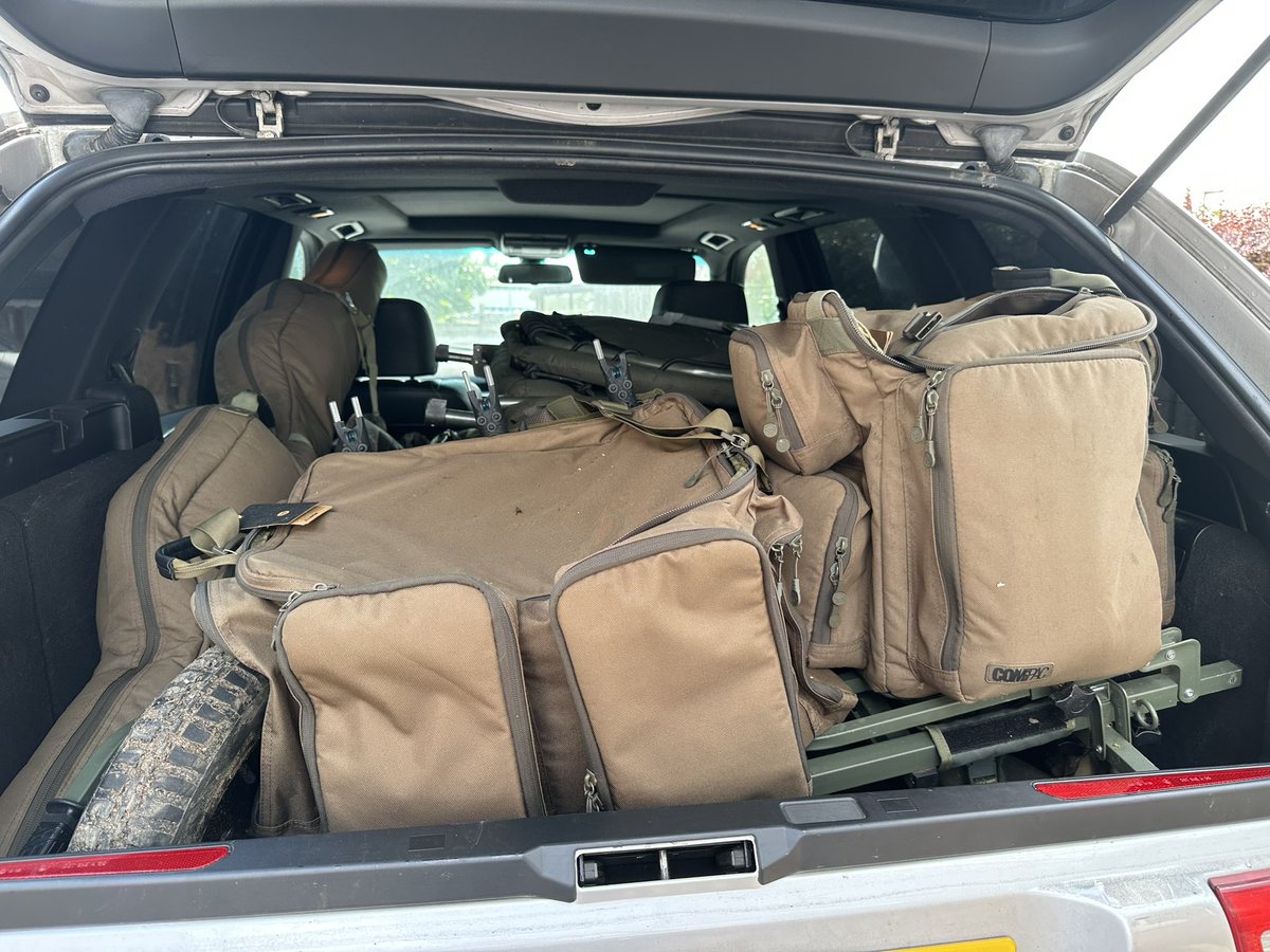 RATdannylad's tweet image. Car loaded, bacon cooking then off to the lake #carpfishing till Monday morning try break this blank spell im having lately 🤷🏻‍♂️