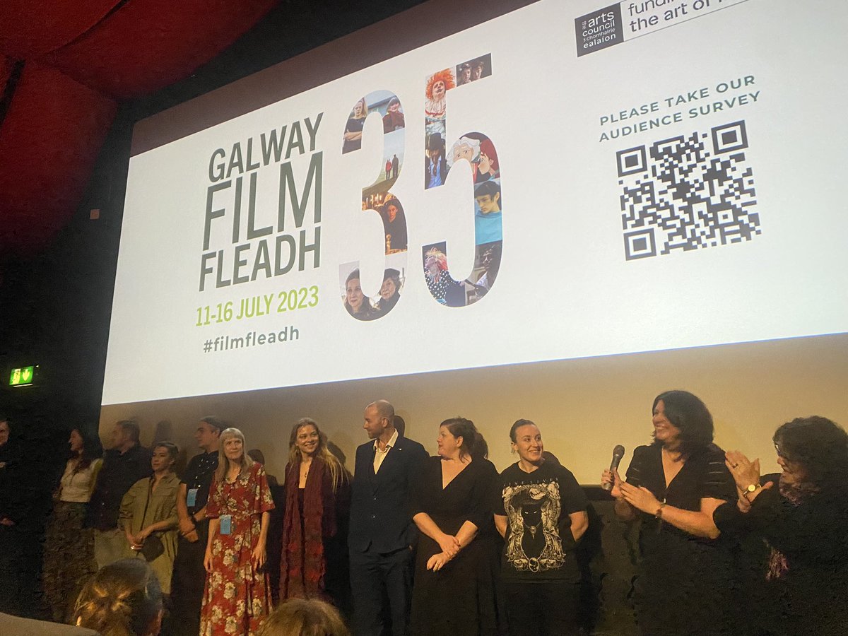 Galway Film Fleadh (@galwayfilm) on Twitter photo “I just loved these women, I loved their politics, their integrity, I thought they were amazing.” -Director <a href="/CiHyland/">Ciara Hyland</a> speaking with @MaryMcAuliffe4 and the amazing cast and crew of CROÍTHE RADACACHA after getting a standing ovation for their documentary! #FilmFleadh “I just loved these women, I loved their politics, their integrity, I thought they were amazing.” -Director <a href="/CiHyland/">Ciara Hyland</a> speaking with @MaryMcAuliffe4 and the amazing cast and crew of CROÍTHE RADACACHA after getting a standing ovation for their documentary! #FilmFleadh