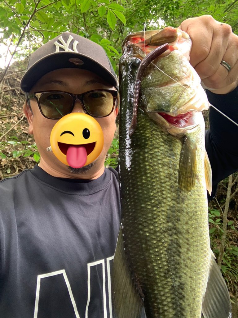 今日は片倉ダムへ！なかなか強風でした😂タケヒコさん<a href="/takehikobass/">タケヒコ</a> にアドバイスを頂きボチボチ釣れました🎣親切にして頂きありがとうございました😊片倉には数回通いましたがサイズが全然上がらずでしたが40アップ釣れました⤴️満足のいく釣行でした！
#片倉ダム
#笹川湖