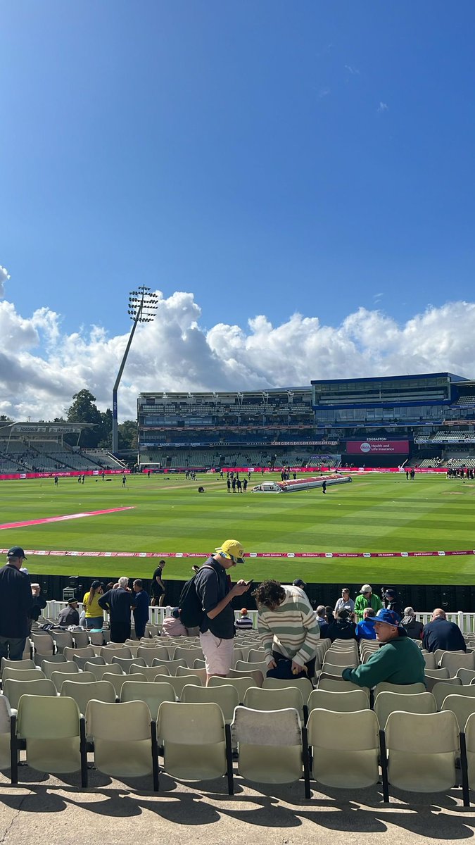 Here’s a picture before rain stopped play. Just about sums my week up.