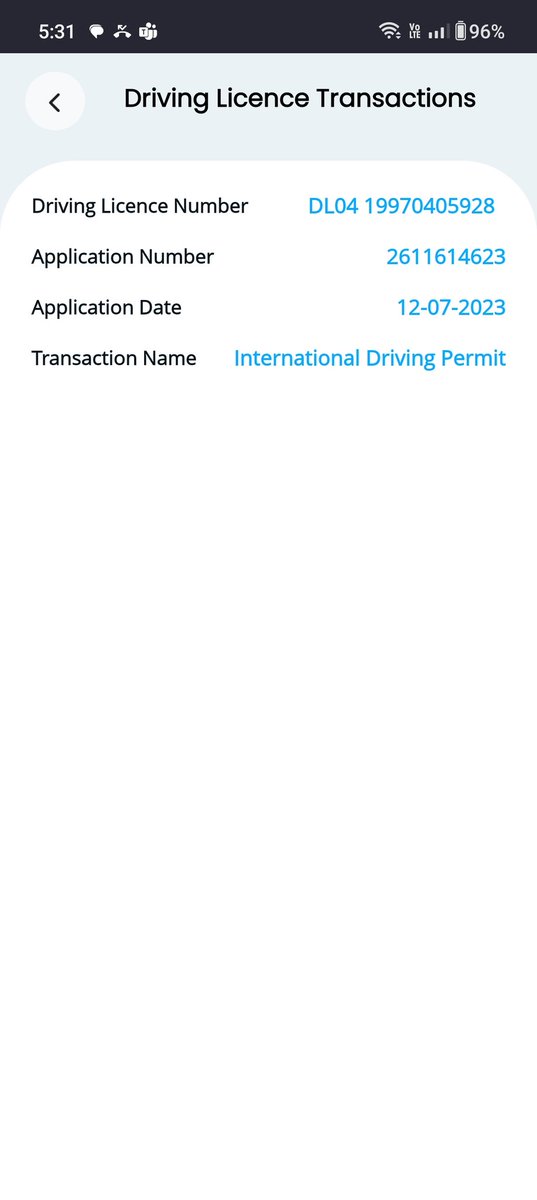 anandkumar08's tweet photo. @OfficeOfNG I applied for International Driving Permit using Mparivahan App, application # 2611614623 however it's not allowing me to upload support docs &amp; pay fee. I raised tickets &amp; called helpdesk however there is no response / resolution. https://t.co/dXR3YtGPSU