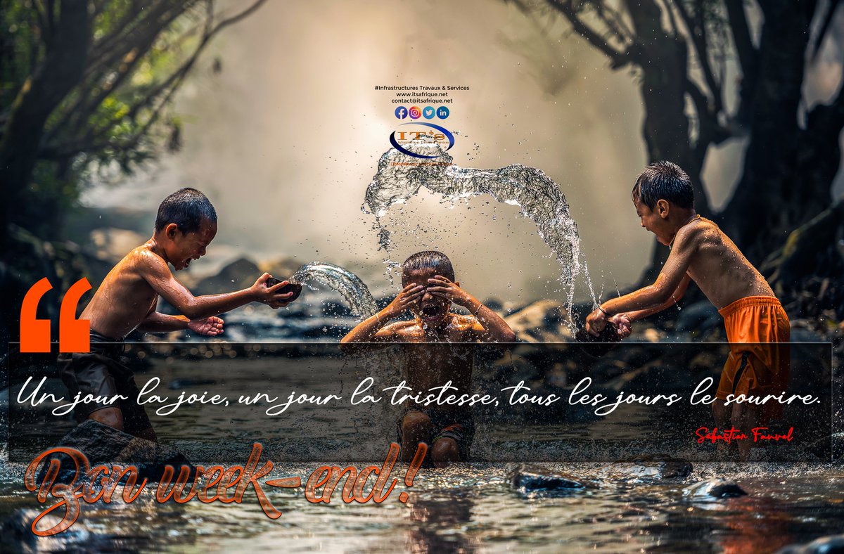 DIOUF19ITS's tweet photo. ITS

Bonjour et bon week-end à tous !

Site internet 🌐 : https://t.co/NPZDjKoDkL
E-mail 📧 : contact@itsafrique.net 

#Infrastructures #Travaux #Services  #télécom #Sénégal #africa #télécommunications #Géniecivil #Informarique #Sonatel #Orange #Free #Expresso https://t.co/Pd2CeYYw8K