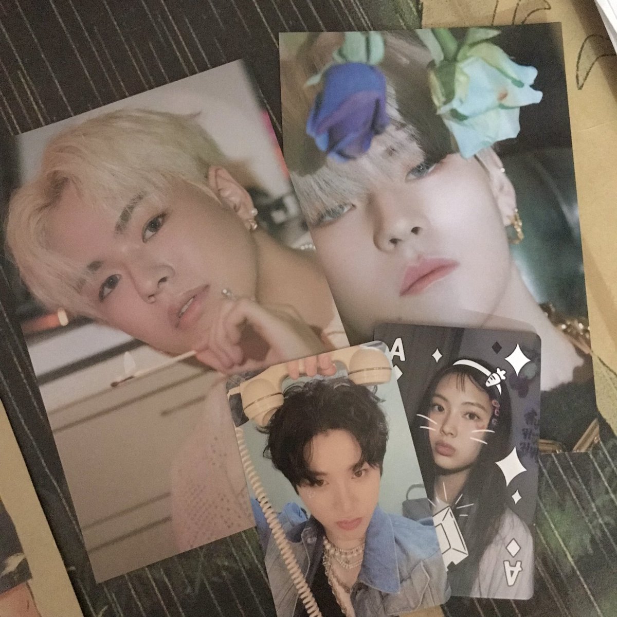 1989ryota's tweet photo. my jaehyuk and yoshi night garden postcards are here 🤍thank you so much for the freebies too. junghwan and it’s my new jeans bias, hyein pa haha. thank youuu^

@aeNSURE_PH #aeNSURE_PHFeedbacks https://t.co/4EFVU4cWj3